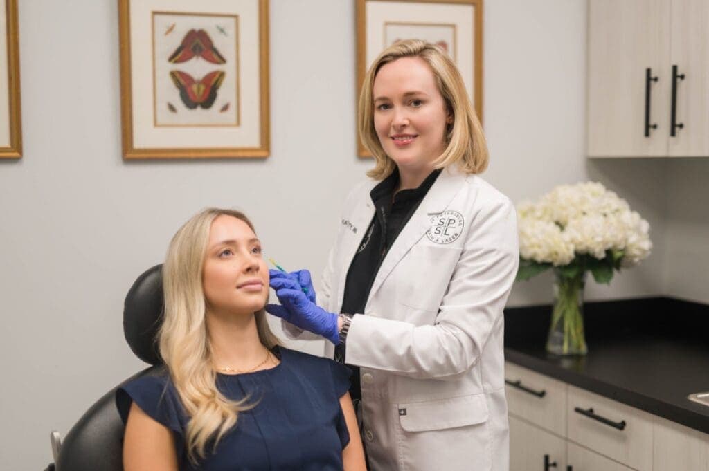 Dr. Kesty performing advanced treatment